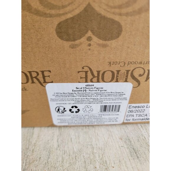Jim shore 6011684 blessings Bethlehem Nativity scene set enesco Xmas figure deco - Picture 6 of 6